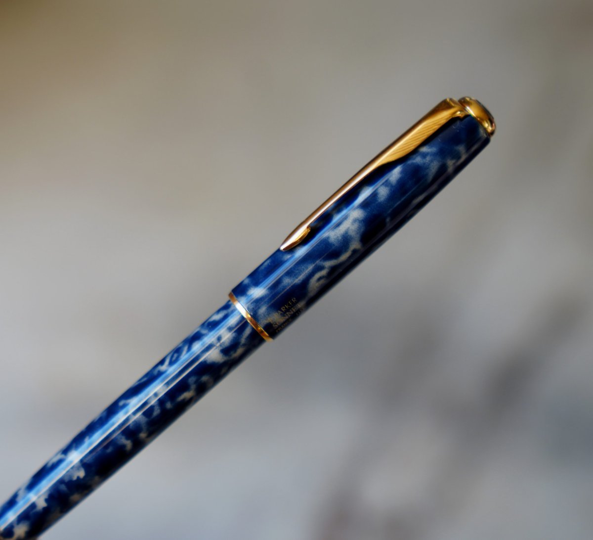 STYLO PLUME PARKER SONNET LAQUE ORAGE VERT- PLUME OR MASSIF 18 CARATS – MOYENNE – Image 3