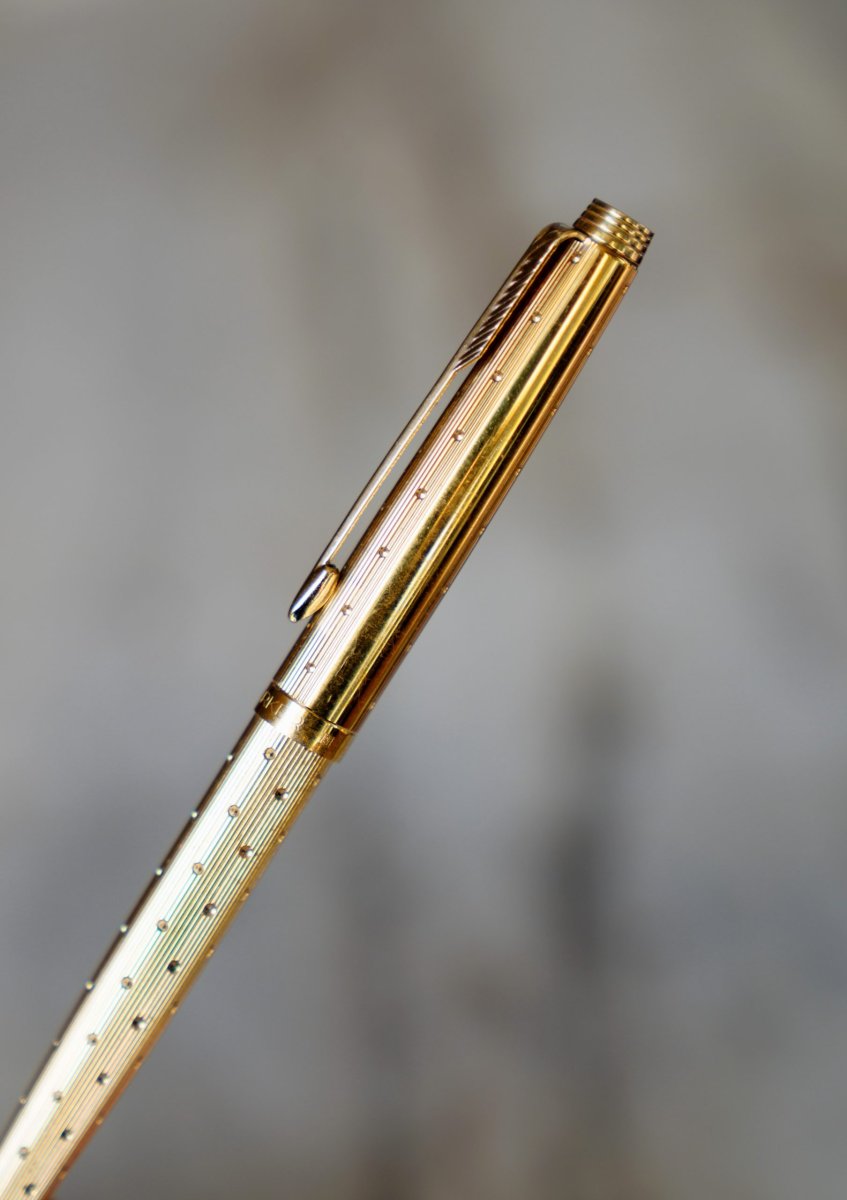 STYLO BILLE PARKER 75 PL OR – FINITION PERLEE – RARE & RECHERCHE – Image 3