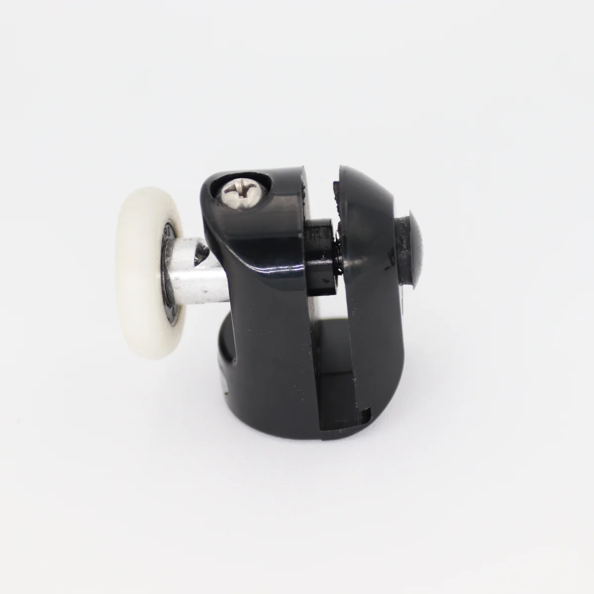 ROULETTE SIMPLE Ø 23 MM CORPS PLASTIQUE NOIR (LOT DE 2 ROULETTES) – Image 4