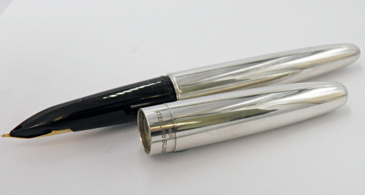 Stylo plume PILOT STERLING SILVER Argent Lisse 1990’s – Image 5