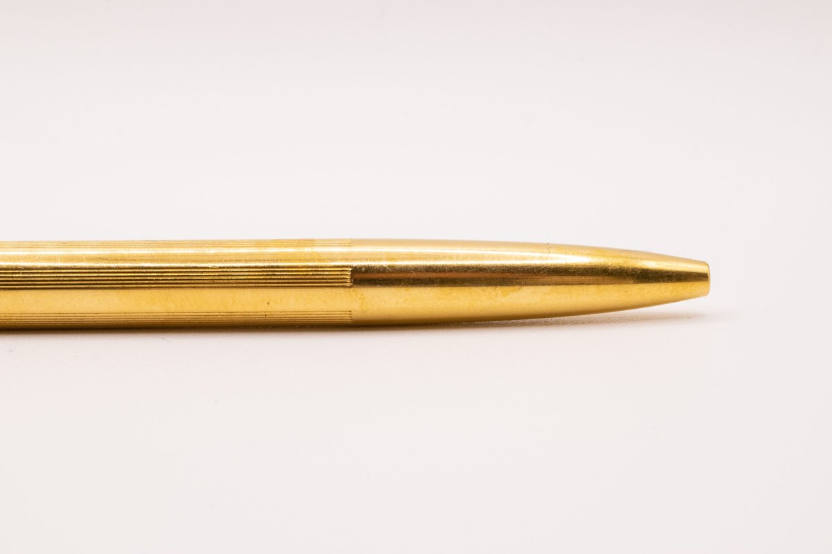 Stylo bille 2 couleurs CARAN D’ACHE plaqué or 1970’s – Image 6