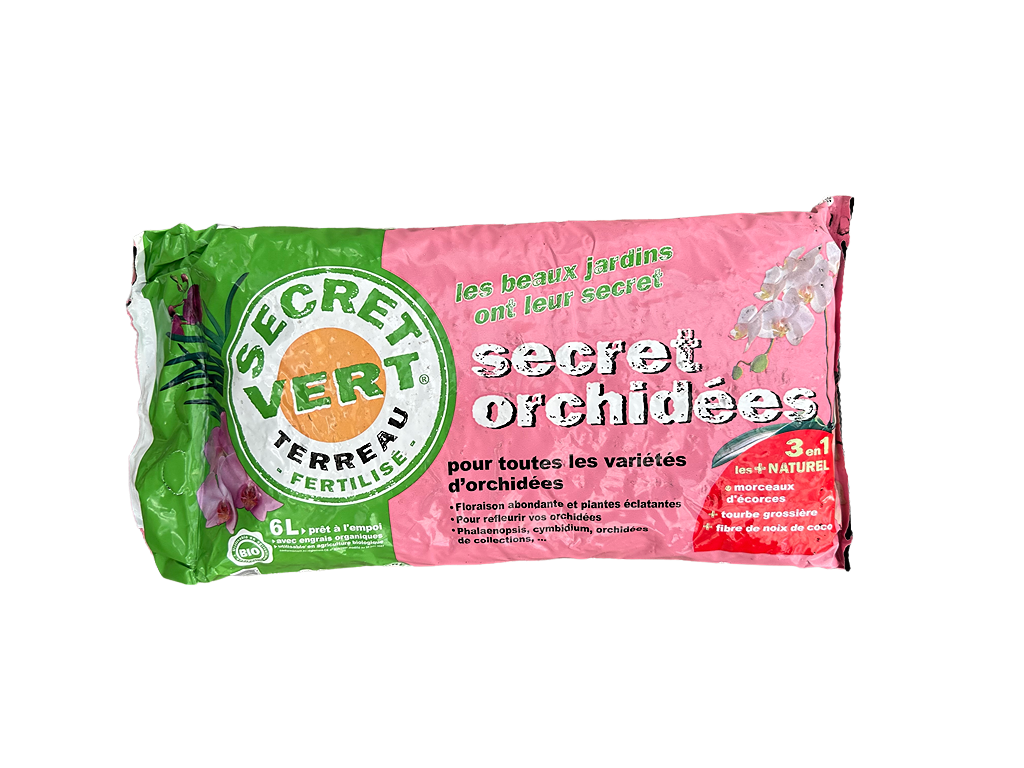 Terreau Orchidées Secret Vert – 6 Litres – Image 2