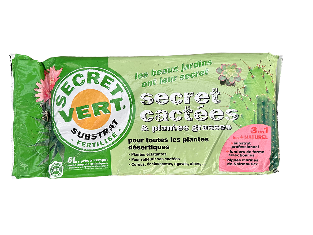 Terreau Cactées Secret Vert – 6 Litres – Image 2